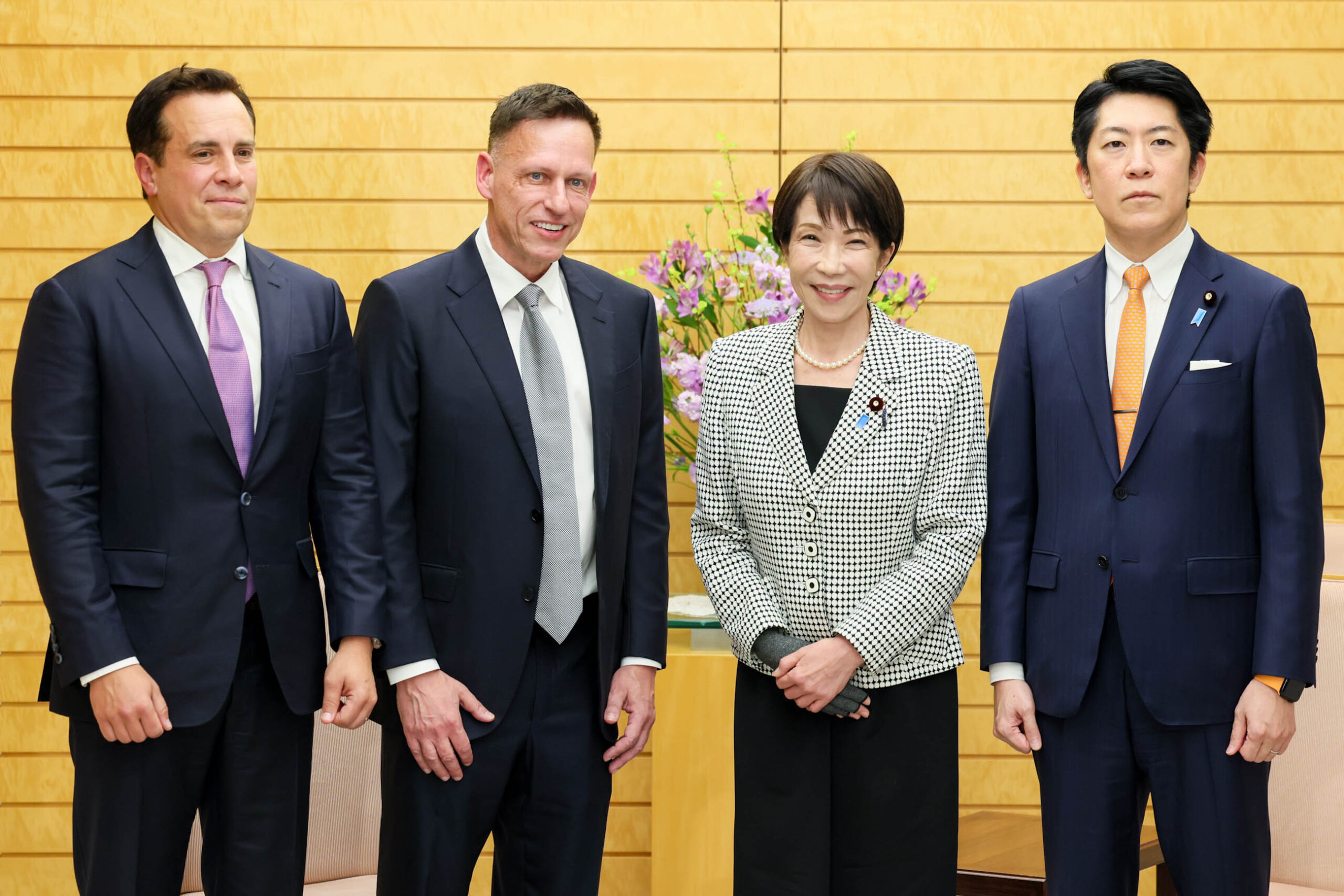 高市総理とパランティア・ピーター・ティール共同創業者兼会長の面会